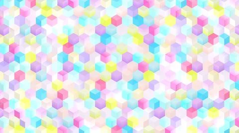 Cubes background. 3d abstract geometric square shapes. 3d blocks. Stock-Illustration