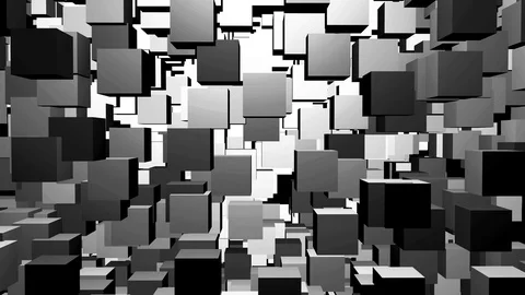 Cubes background. Abstract background Video stock 82166253