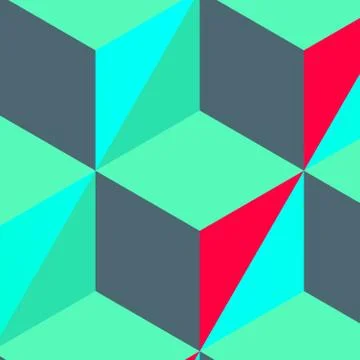 Cubes Background for Desktop PC, Tablet, iPad, etc. Stock Illustration