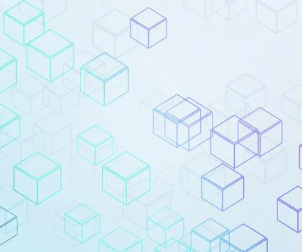 Cubes background Stock Illustration