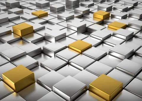 Cubes background Stock Illustration