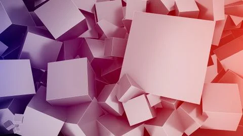 Cubes Background Stock Illustration