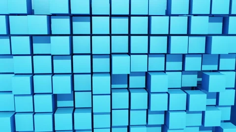 Cubes background, seamless looping Stock Footage 48038810