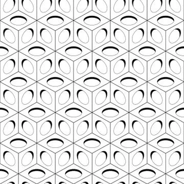 Cubes Background Seamless Pattern. Cubes with Holes. Vector illustration. Illustrazione stock