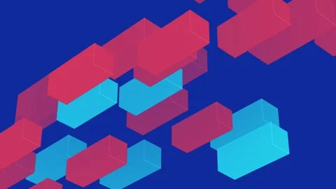 Cubes Blocks Motion Background 4K Stock Footage 319071673