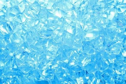 Cubes of clear ice as background, closeup Stock Photos