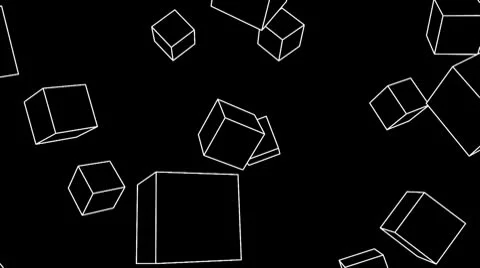 Cubes clones Stock Footage 8914622