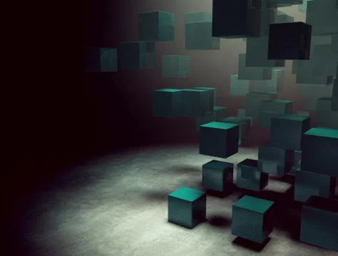 Cubes concept Stock Illustration