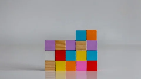 Cubes Construction Stockbeeldmateriaal 130129534