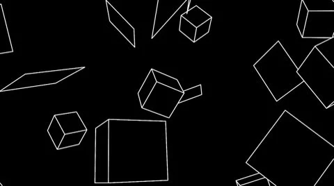 Cubes ebene Stock Footage 8914568