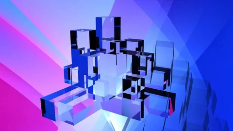 Cubes Stock Footage 129988796