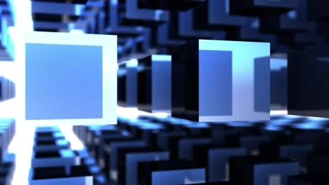 Cubes 動画素材 131207196