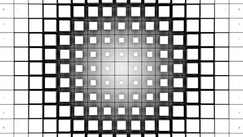 Cubes Form A Wave Video stock 119521834