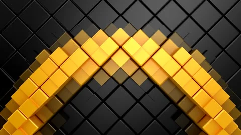 Cubes Form a Wave Video stock 247080017