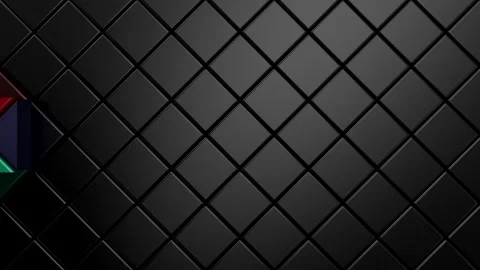 Cubes Form a Wave Stock Footage 276288585