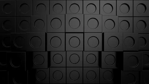 Cubes Form a Wave Stock Footage 328367861