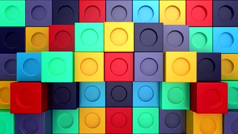 Cubes Form a Wave Видео 329012006