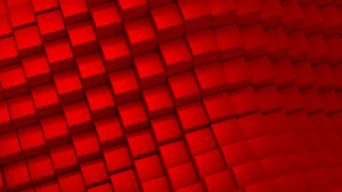 Cubes Formed A Wave Video stock 86704857