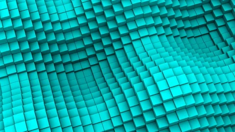 Cubes Formed A Wave Stock Footage 86937653