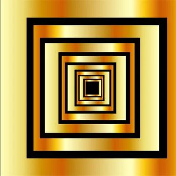 Cubes forming perspective illusion  Stock Illustration