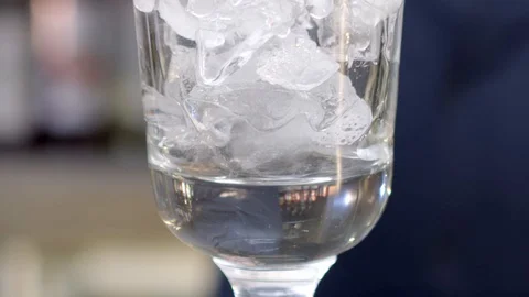 Cubes of ice Stock Footage 129084526