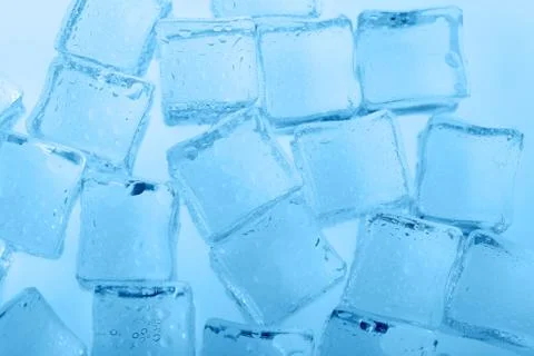 Cubes of  ice Stock Photos