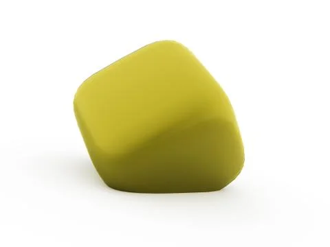 Cubes icon concept rendered on white Stock Illustration