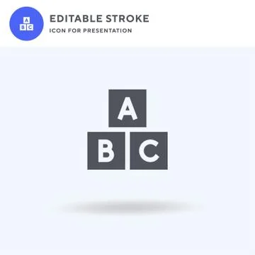 Cubes icon vector, filled flat sign, solid pictogram isolated on white, logo  Illustrazione stock