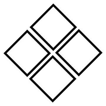 Cubes icon on white Stock Illustration