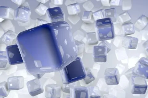 The Cubes Illustrazione stock