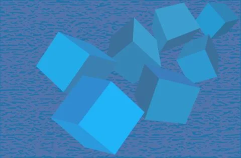 Cubes. Stock Illustration