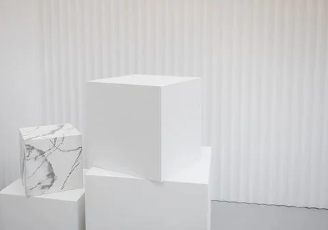 Cubes in the interior Stock Photos