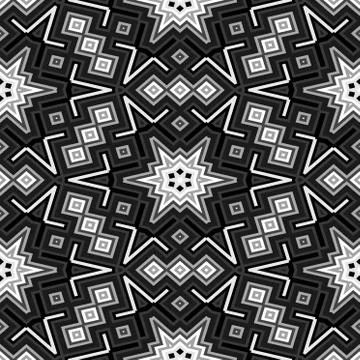 Cubes kaleidoscopic pattern seamless generated hires texture Stock Illustration