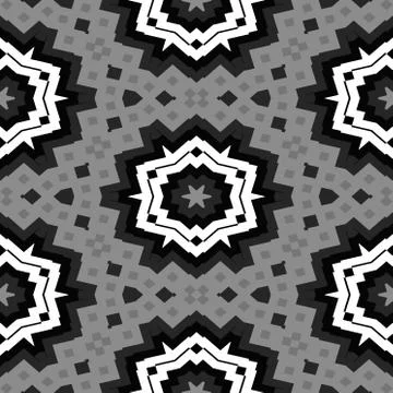 Cubes kaleidoscopic pattern seamless generated hires texture Illustrazione stock