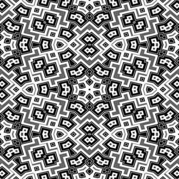 Cubes kaleidoscopic seamless generated texture Stock Illustration