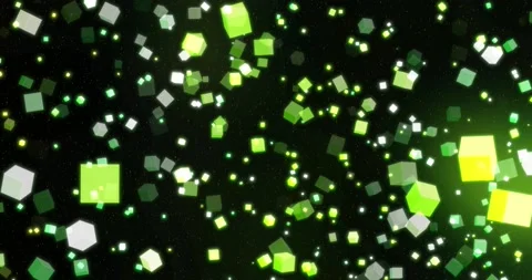 Cubes of lemon shades Stock Footage 141309281