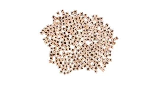 Cubes with letters Stock Photos