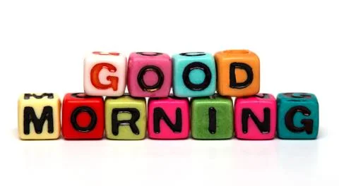 Cubes with letters Foto stock