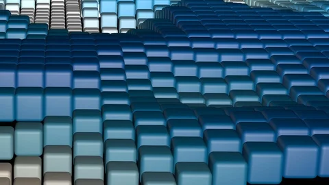 Cubes Loop Background Video stock 95787474