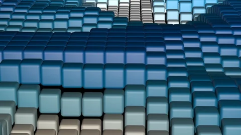 Cubes Loop Background Video stock 95787790