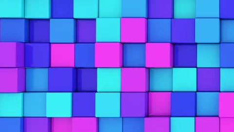 Cubes Loop Background Video stock 95788114