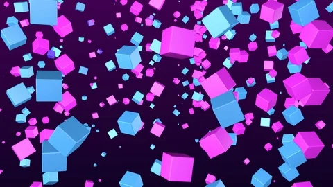 Cubes Loop Background Vídeos de archivo 96609378