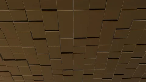 Cubes network with information inside, moving and connecting, forming a cubical Stock Footage 124495703