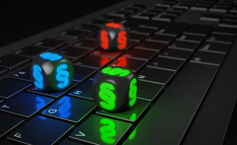 Cubes with paragraph Stock Illustration