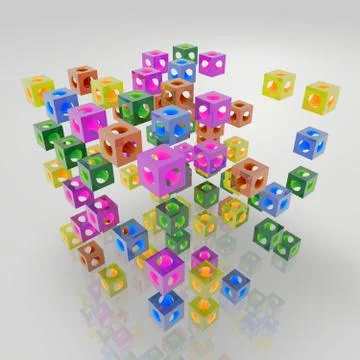 Cubes 库存照片