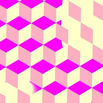 Cubes in pink Background for Desktop PC, Tablet, iPad, etc. Stock Illustration