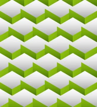 Cubes seamlessly repeatable pattern, 3d geometric background. Stock Illustration