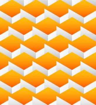 Cubes seamlessly repeatable pattern, 3d geometric background. Stock Illustration