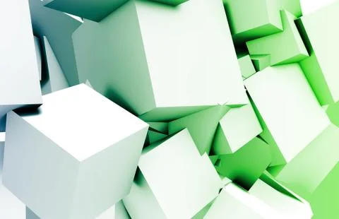 Cubes Square Background Stock Illustration