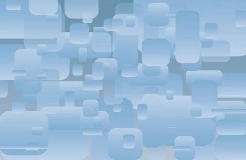 Cubes stacked glass effect Stock Illustration